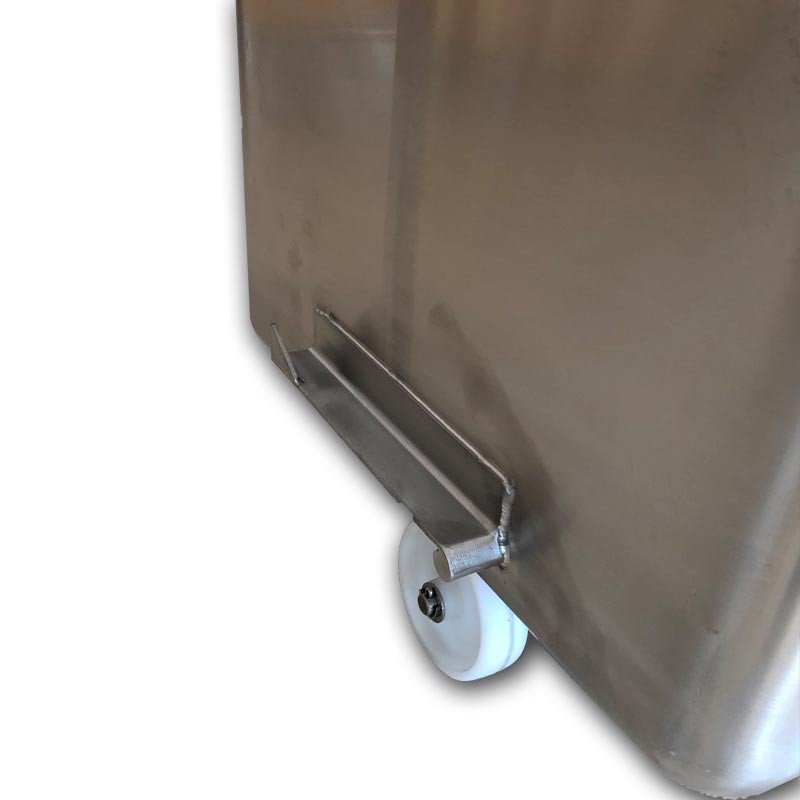 CARRO CUTTER INOX 200 LITROS EUROBIN