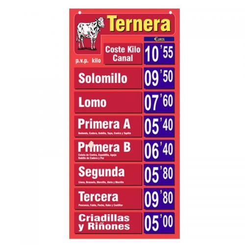 LISTA OFICIAL TERNERA