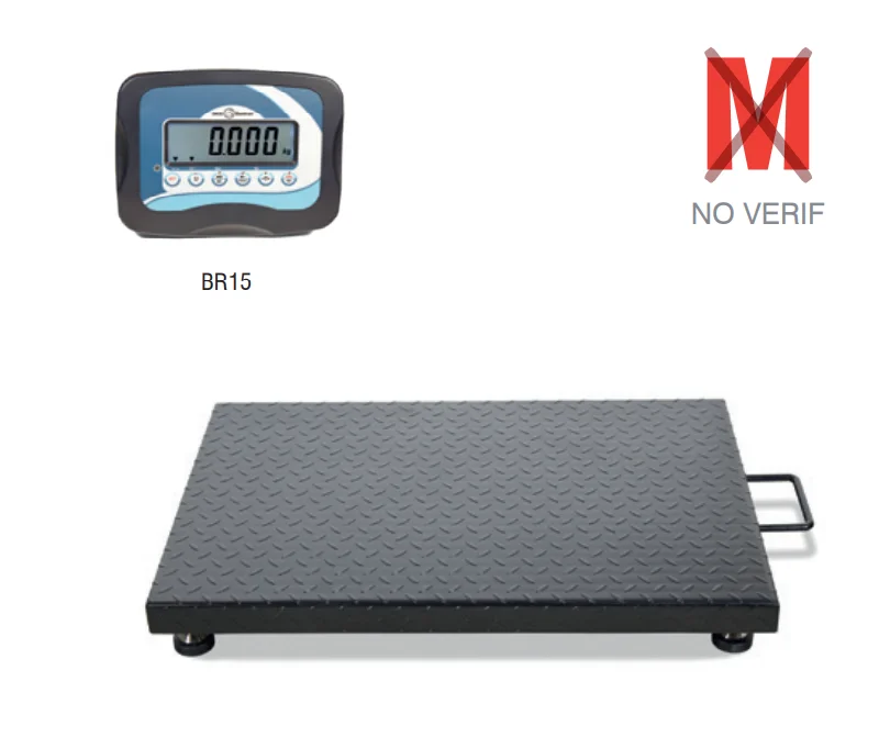 ZFD FLOOR SCALE 90 X 60 CM, 600 KG, 4 LOAD CELLS