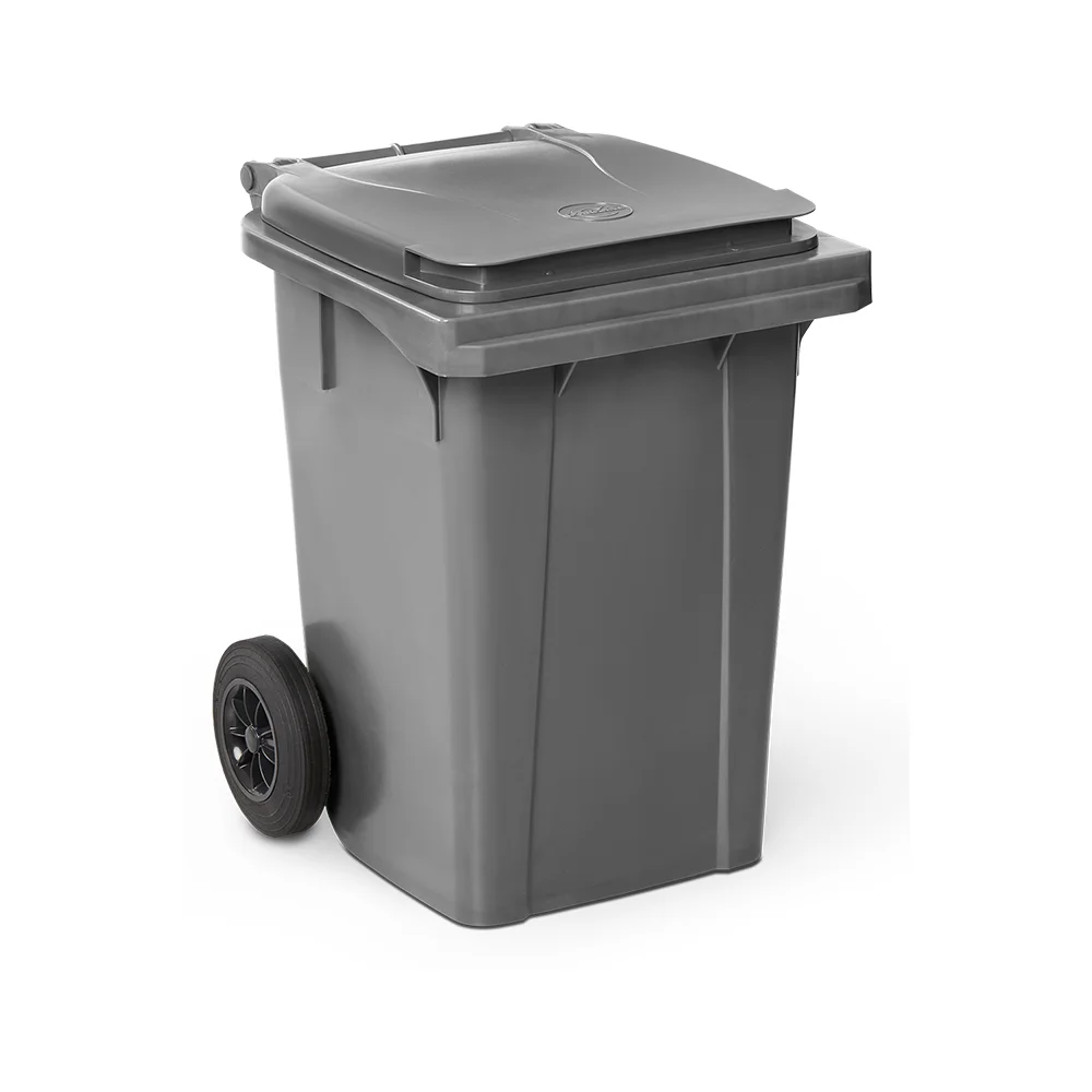 CONTENEDOR CON TAPA Y RUEDAS 60L