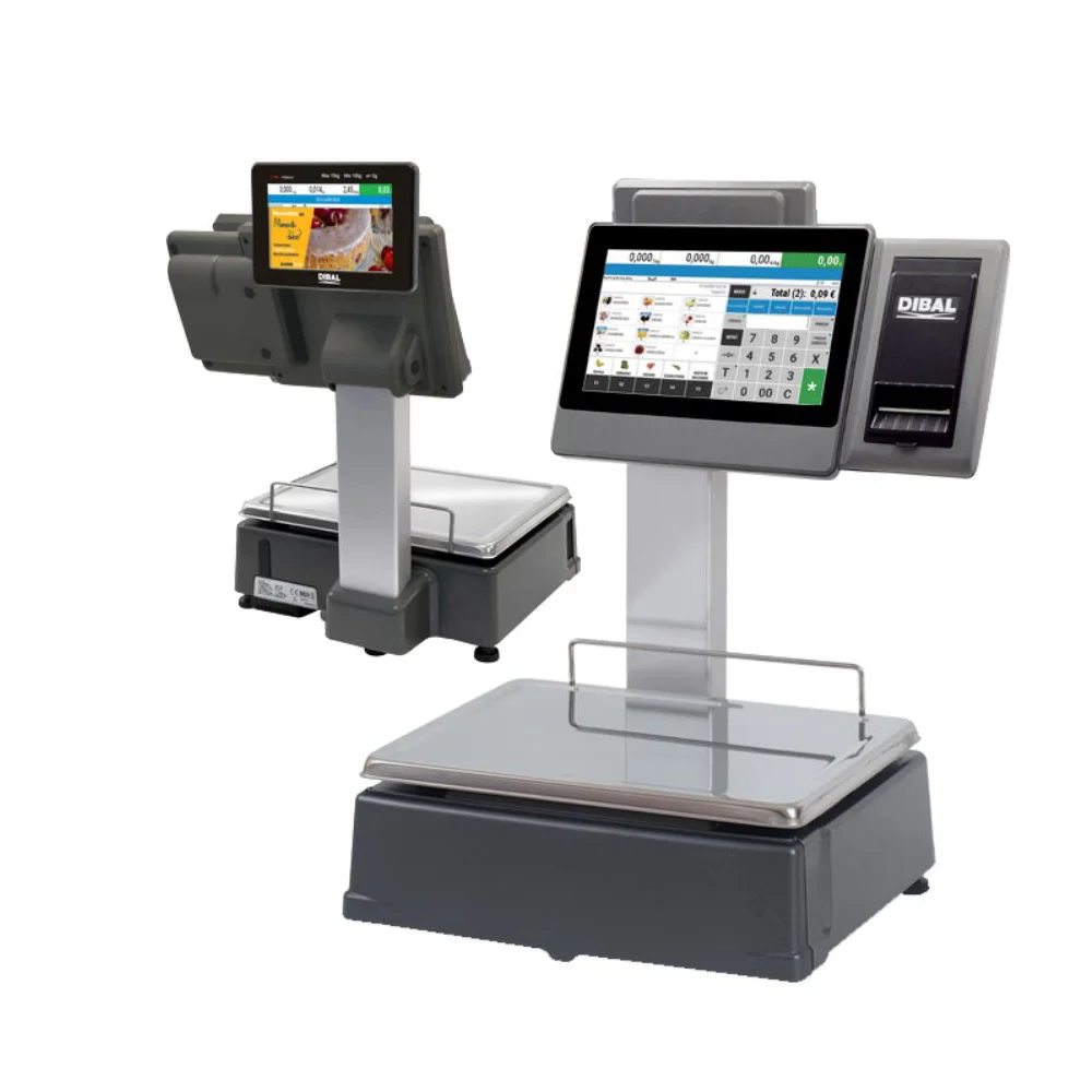 DIBAL CS-2150 DC 12"+7" Retail Scale