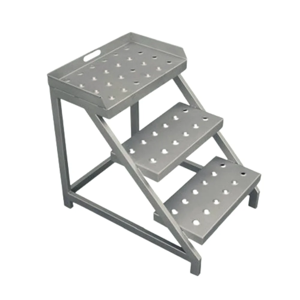 STAINLESS STEEL LADDER 3 HEIGHTS
