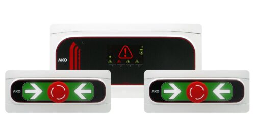 Alarma de hombre encerrado AKOALARM AKO-55424B para 4 cámaras · AKOALARM AKO-55424B trapped-person alarm for 4 rooms