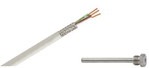 Accesorios para sondas AKO: cable de prolongación y vaina inox · AKO probe accessories: extension cable and stainless sheath