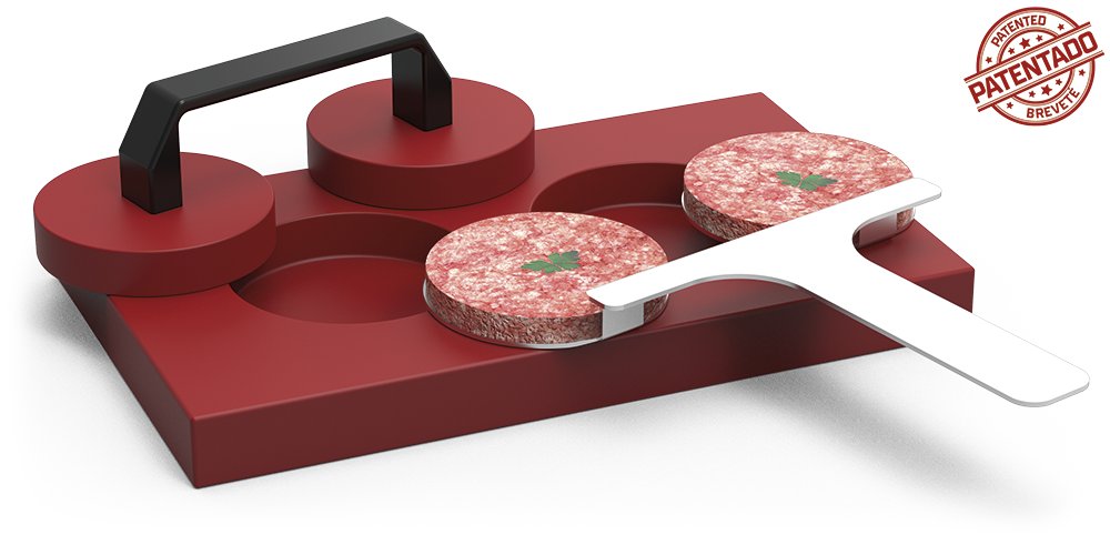 Fricosmos hygienic double hamburger press ø100 mm
