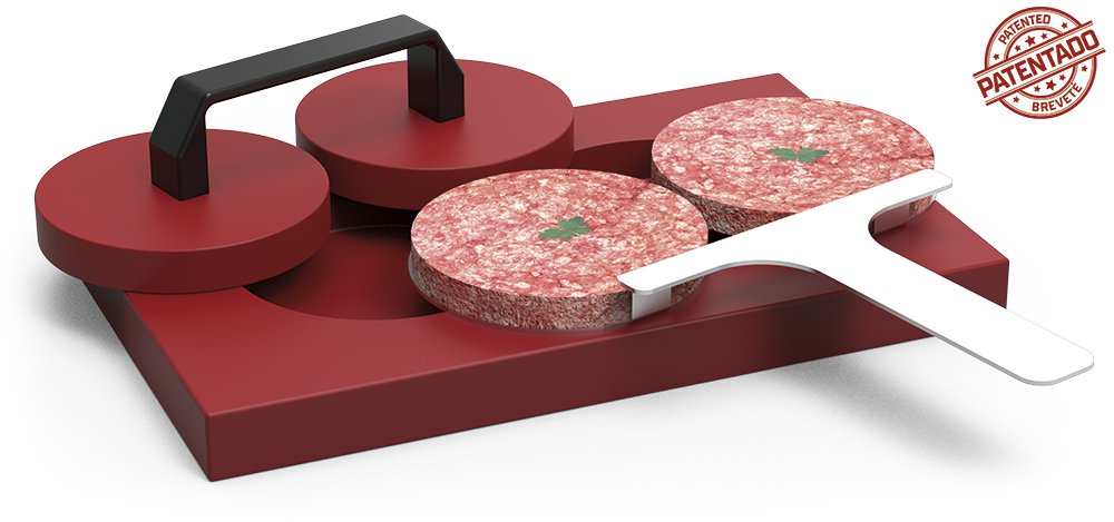 Fricosmos hygienic double hamburger press ø128 mm