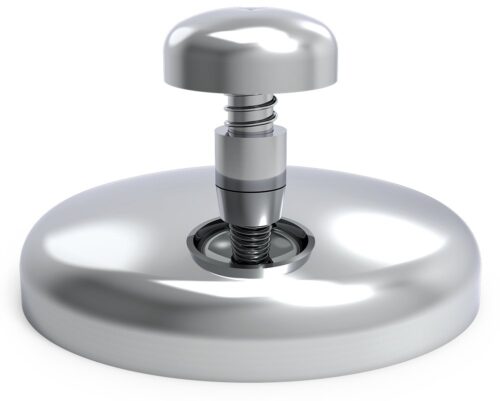 Aplasta hamburguesas inox circular Fricosmos