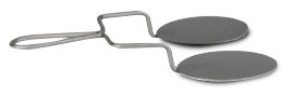 Aplasta hamburguesas molde redondo 2 uds ø100 mm Fricosmos
