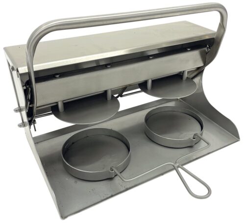Aplasta hamburguesas molde redondo 2 uds ø130 mm Fricosmos