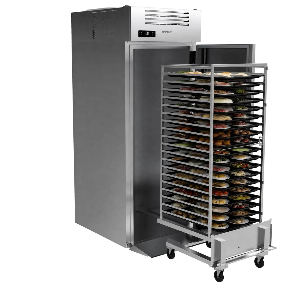 Infrico RIC 1P BT roll-in freezer cabinet, another view