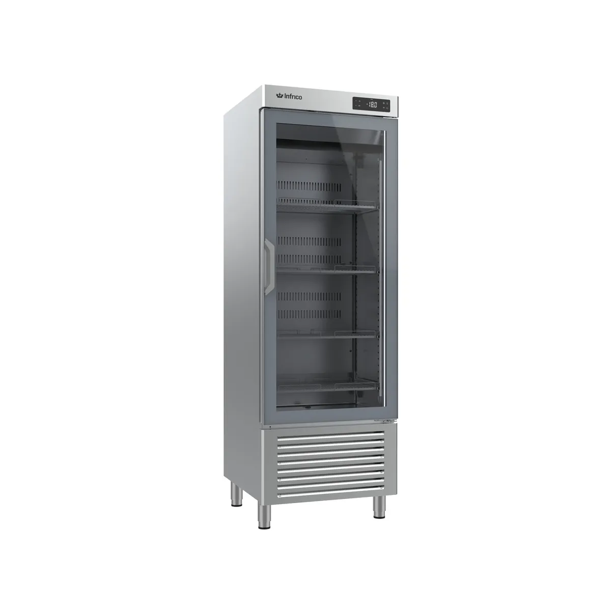 Infrico AN 501 BT CR glass door freezer cabinet