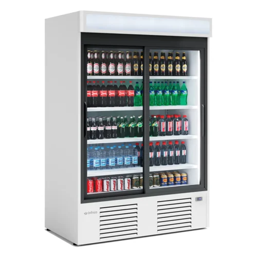 Infrico ERC 100 upright refrigerated display cooler (image of another model in the range)