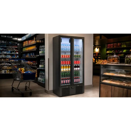 Infrico ERV 83 upright refrigerated display cooler