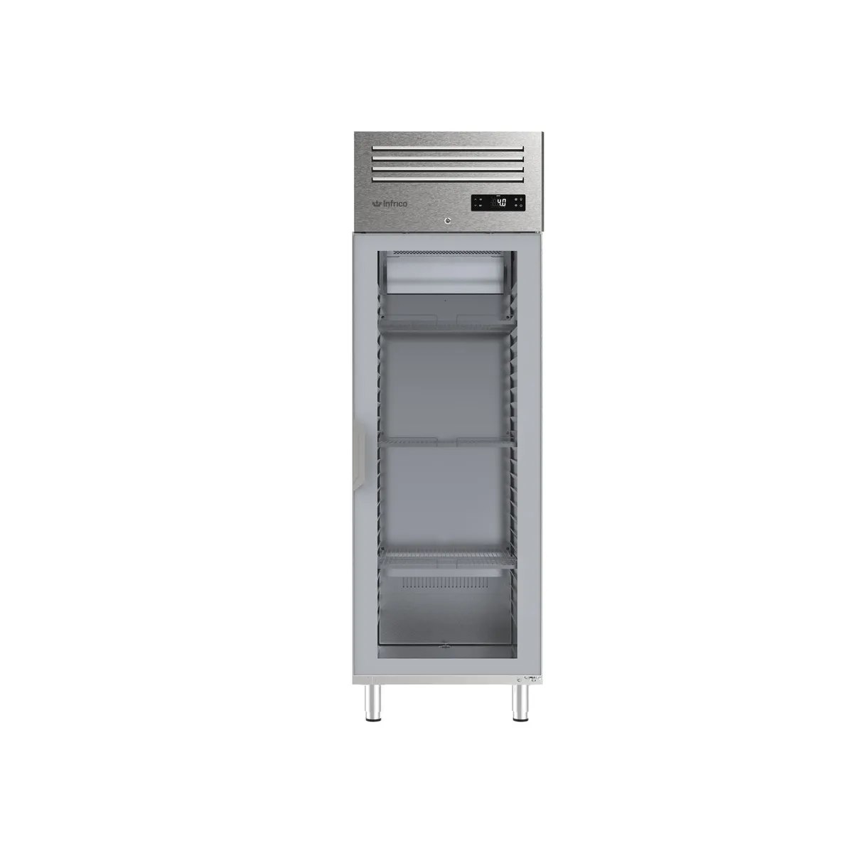 Infrico AGB 701 CR glass door refrigerated cabinet, another view
