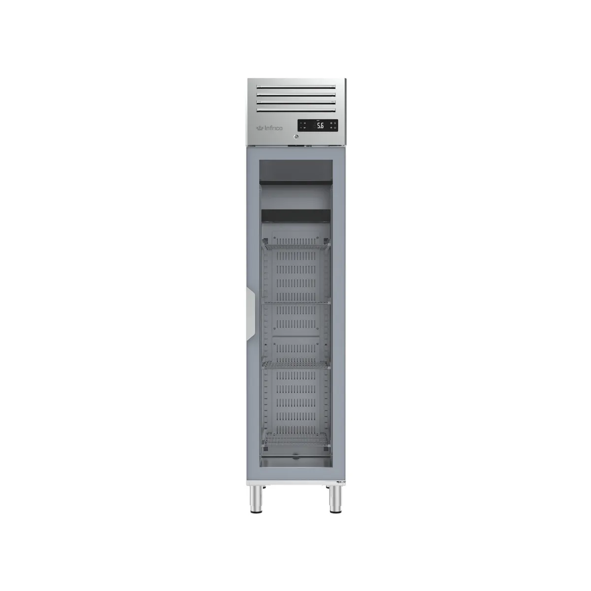 Infrico AGN 300 CR glass door refrigerated cabinet, another view