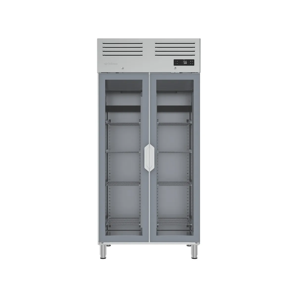 Infrico AGN 600 CR glass door refrigerated cabinet, another view