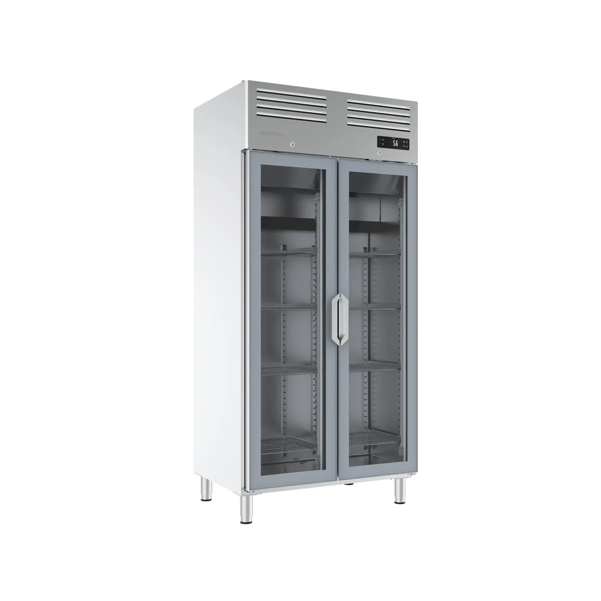 Infrico AGN 600 CR glass door refrigerated cabinet