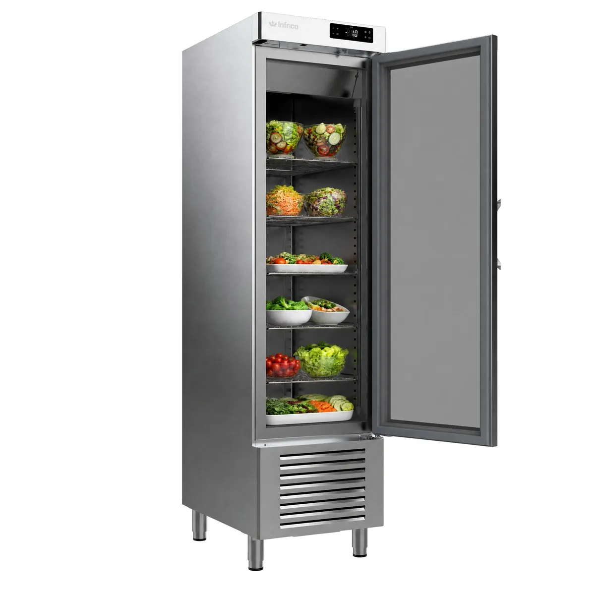 Infrico AN 401 CR glass door refrigerated cabinet, another view