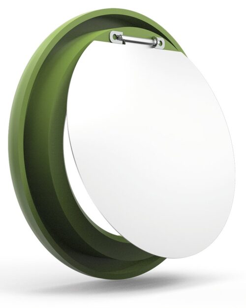 Aro verde con trampilla para contenedor de reciclaje vertical Fricosmos