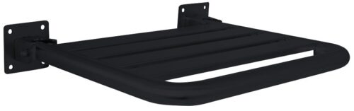 Asiento abatible para ducha en acero inoxidable Serie Black Fricosmos