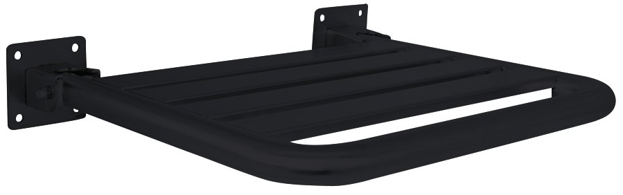 Asiento abatible para ducha en acero inoxidable Serie Black Fricosmos
