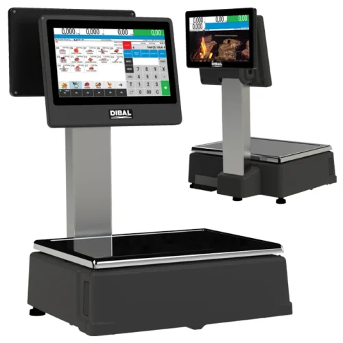 Balanza PC Dibal CS-3155 doble cuerpo con impresora de etiquetas
