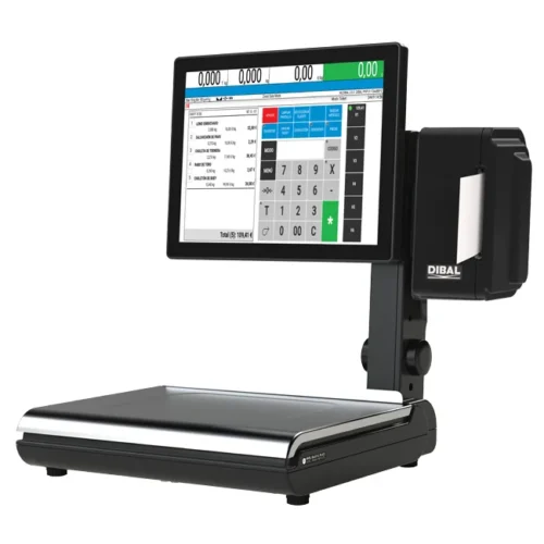 Balanza PC Dibal DX-5250 doble cuerpo con impresora de tickets