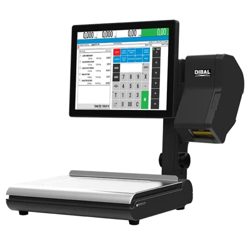 Balanza PC Dibal DX-5255 doble cuerpo con impresora de etiquetas