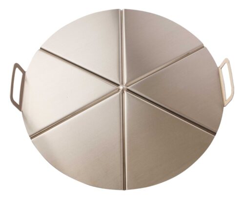 Bandeja de aluminio con asas para pizza 6 porciones Fricosmos