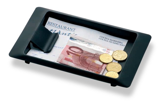 Bandeja de cambio rectangular con clip Fricosmos 180x115x20 mm