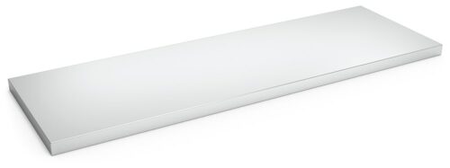 Bandeja horizontal inox para estante mural Fricosmos 800x300x35 mm