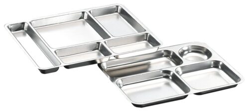 Bandeja menú inoxidable Fricosmos 400x300x30 mm