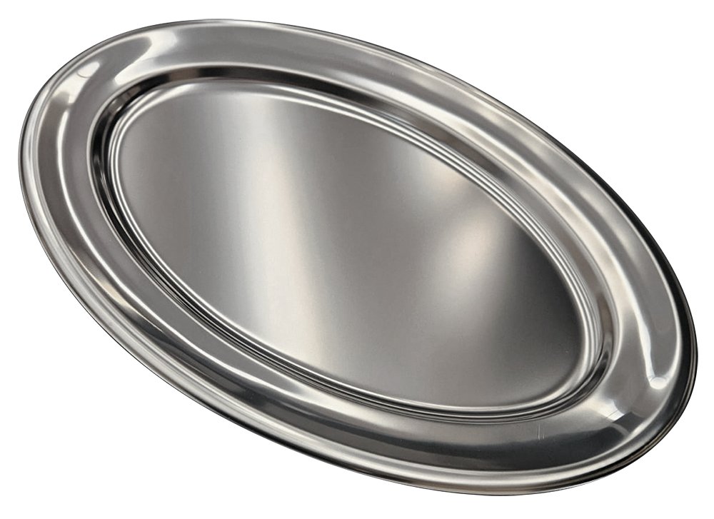 Bandeja ovalada acero inoxidable especial pescado Fricosmos 590x220x15 mm