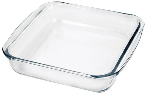 Bandeja para horno cuadrada de cristal 1,1 l Fricosmos