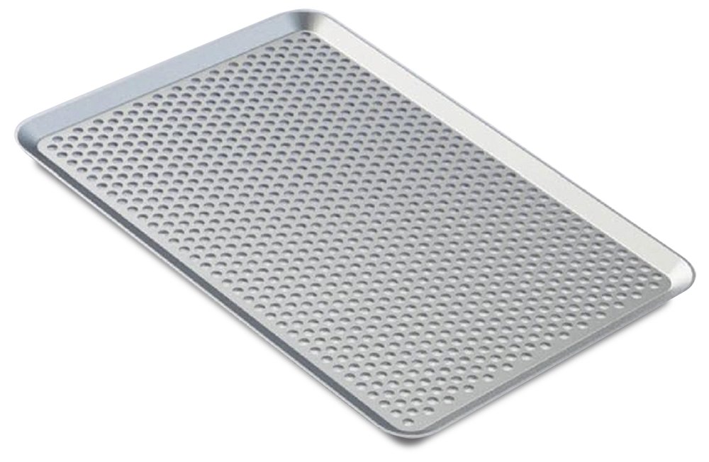Bandeja pastelera de aluminio perforada Fricosmos 600x400x30 mm