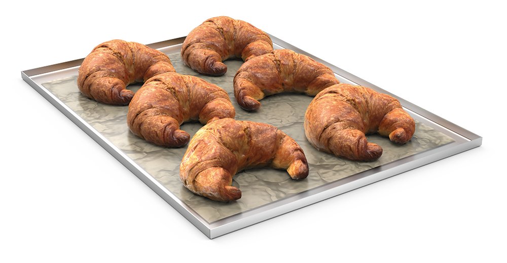 Bandeja pastelera en acero inoxidable Fricosmos 600x400x14 mm