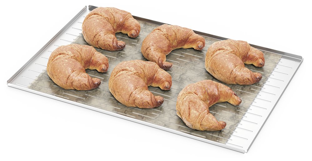 Bandeja perforada de acero inoxidable para pastelería 600x400 mm Fricosmos 600x400x10 mm