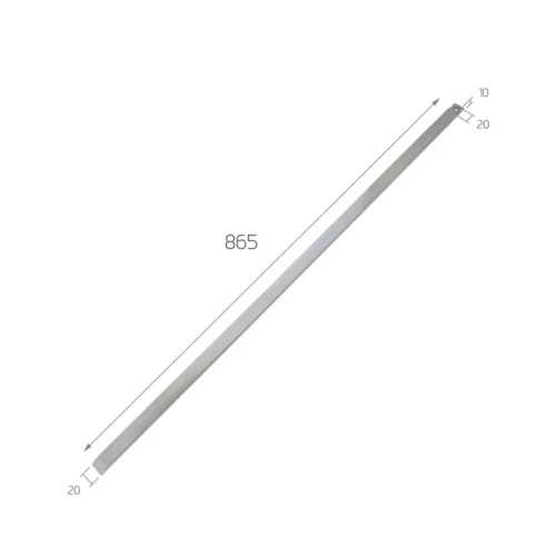 865 mm bar for G-952 latch · view 2