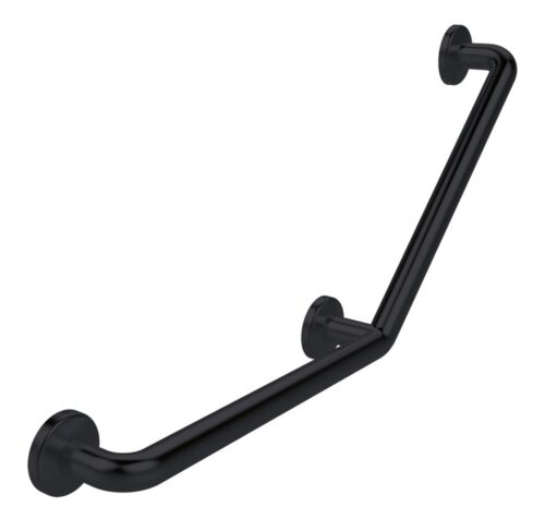 Barra de apoyo angular 135° en acero inoxidable Serie Black Fricosmos
