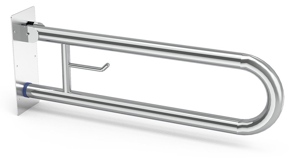Barra de apoyo inox mural vertical abatible Fricosmos