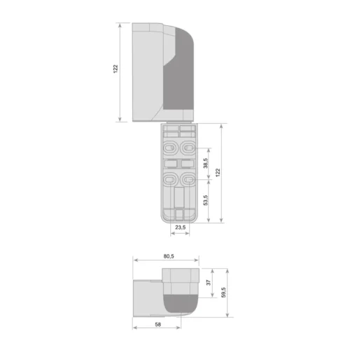 Bisagra 1572/C HP – imagen 2