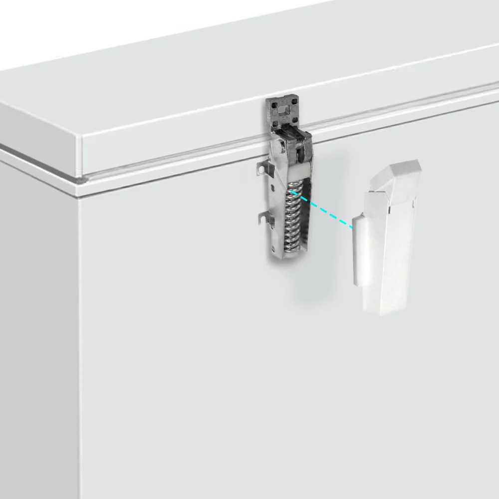 CPE zinc-plated steel chest freezer hinge · view 4