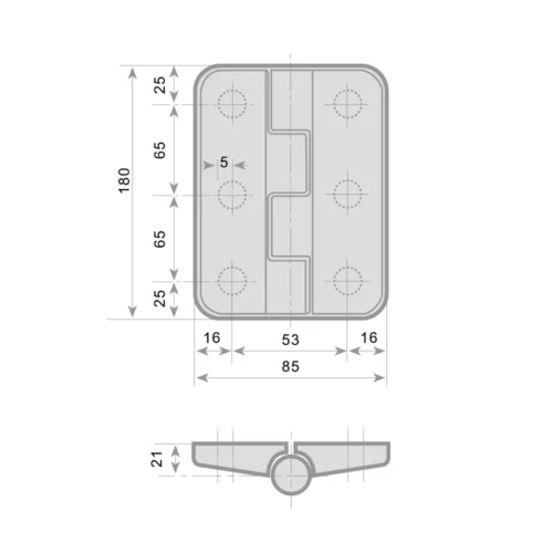Bisagra G-1085 – imagen 2