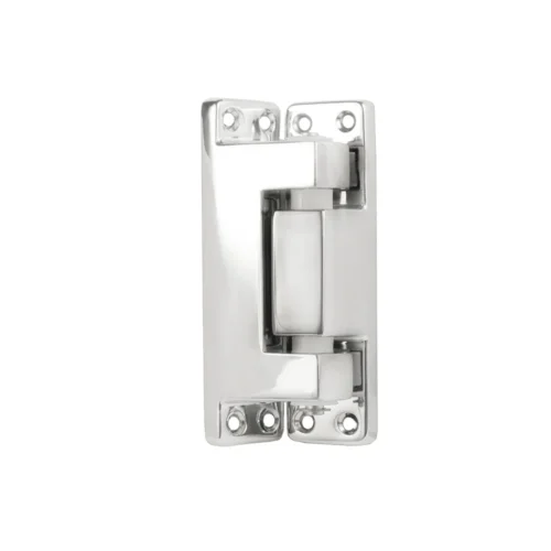 Bisagra G-208 cromada con rampa izquierda