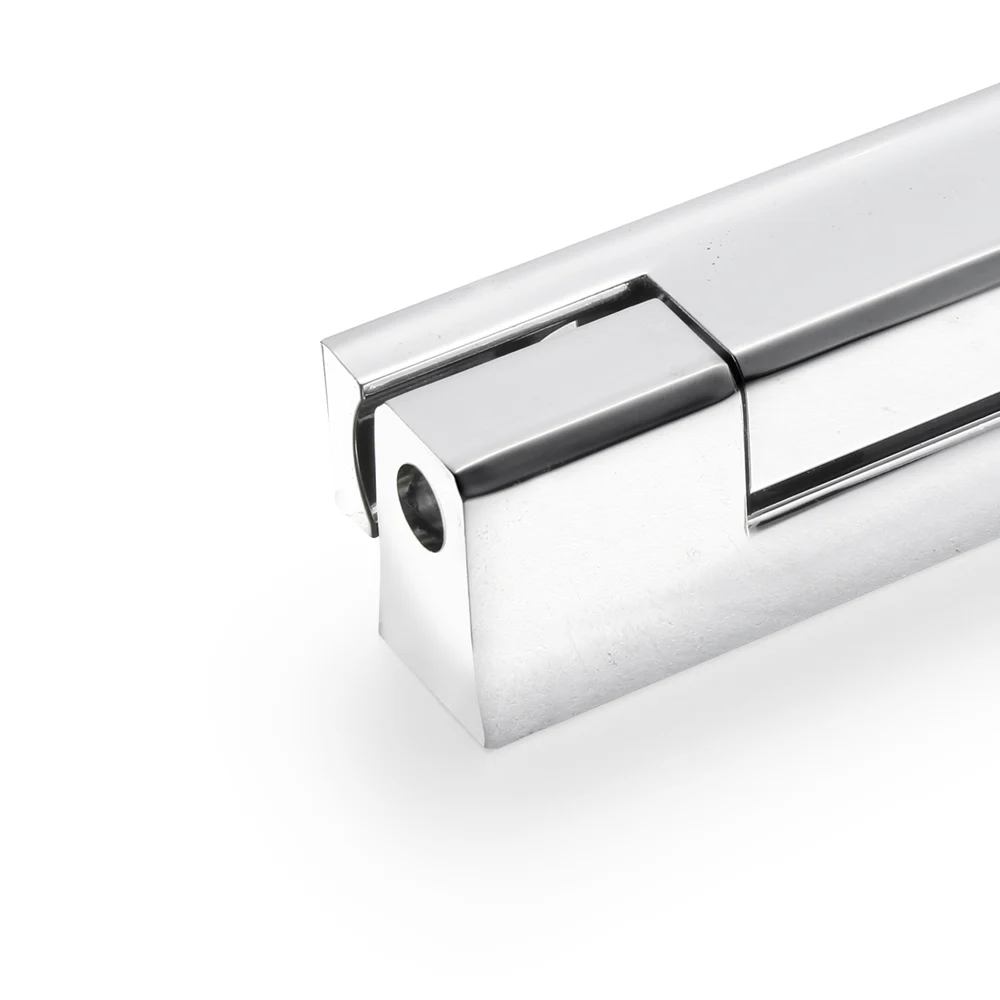 G-300 chrome zamak hinge · view 3