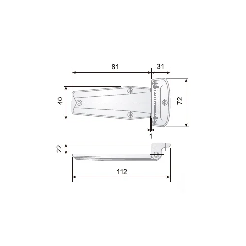 Bisagra HU-130 – imagen 2