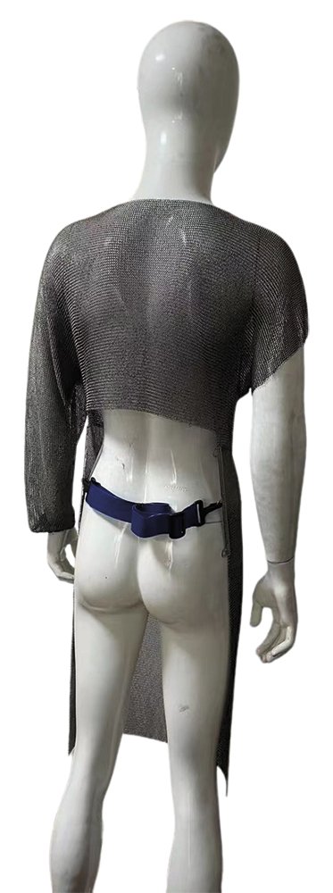Bolero con manga de protección en malla de acero inoxidable Fricosmos