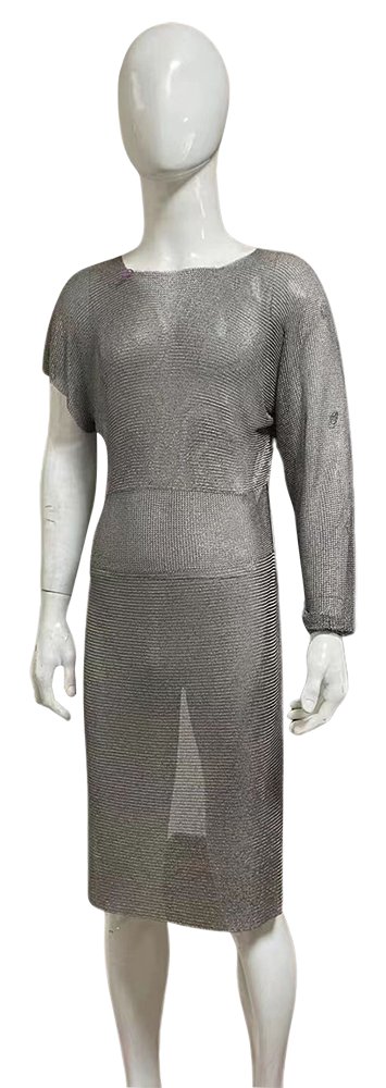 Bolero con manga de protección en malla de acero inoxidable Fricosmos