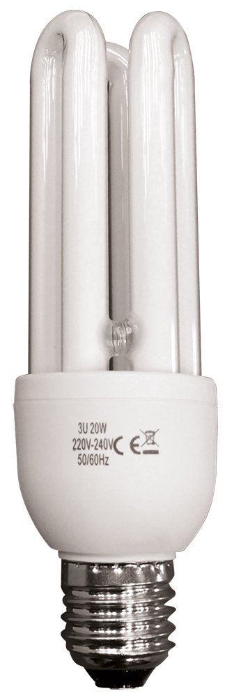 Bombilla antiinsectos luz negra UV-A 20 W E27 Fricosmos