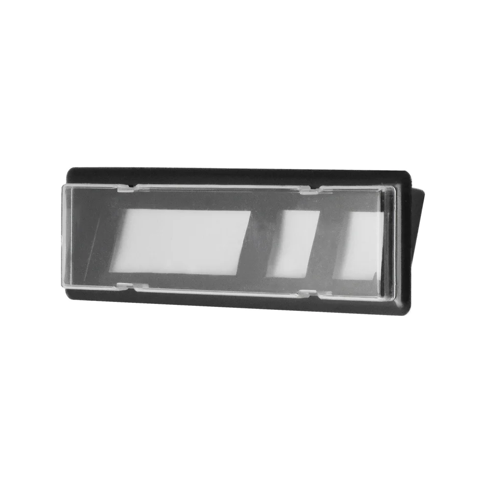 BN-207-2S black control bezel with clear cover